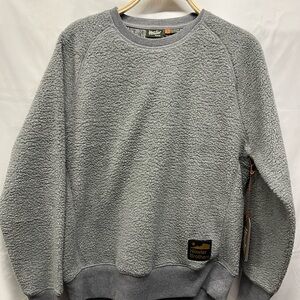 *NWT* Men’s Howler Brothers Eleos Fleece Crewneck - Size M - Athletic Grey